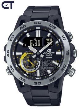 CASIO ECB-40DC-1ADF мужские часы — карбоновый EDIFICE SOSPENSIONE с Bluetooth