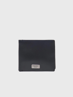 Кошелек Calvin Klein Jeans Plaque Bifold Black