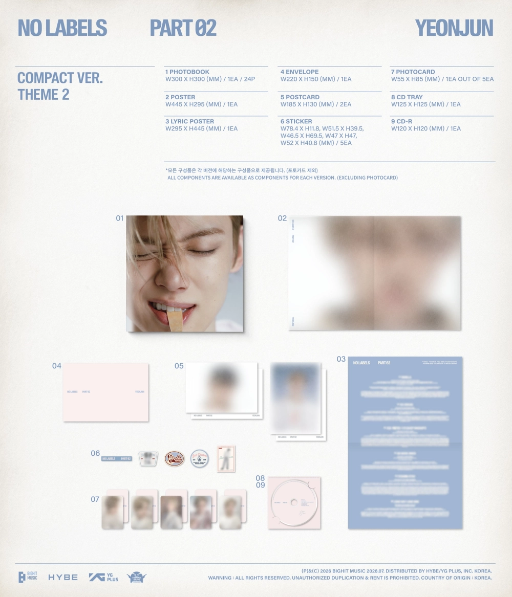 Альбом YEONJUN - NO LABELS: PART 02 [Compact Ver.]