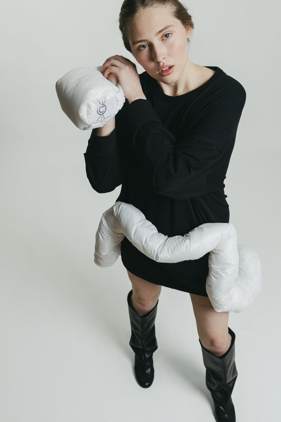 Платье Women Lifebuoy Dress Black and Whit — Мемории и Вискеры / Memories & Whiskers, черный, фото 5