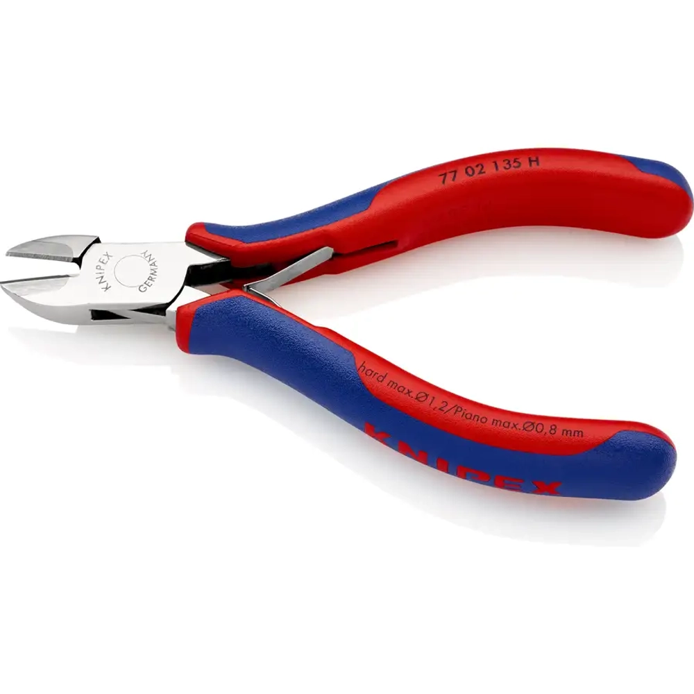 Кусачки боковые для электроники 135 мм Knipex 77 02 135 H