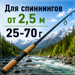Для спиннингов от 2,5 м 25-70 г