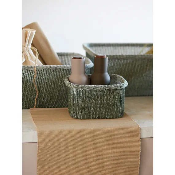 Набор из 4 корзин для хранения sustainable collection, оливковый