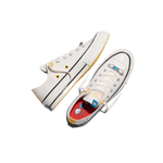 Converse Chuck 70 Canvas Shoes Women"s Low top White/Multicolor