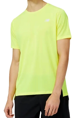 Теннисная футболка New Balance Accelerate Short Sleeve - cosmic pineapple