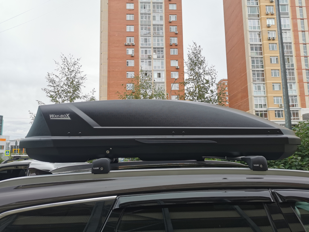 Автобокс Way-box Gulliver 520 на Nissan X Trail T 32 с рейлингами