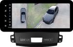Магнитола для Mitsubishi Outlander XL, Peugeot 4007, Citroen C-Crosser (Rockford, рамка гладкая) - Teyes LUX ONE 360 монитор 12.3" 2K QLED на Android 10, Быстрая, CarPlay, 4G SIM-слот, 4 камеры в комплекте