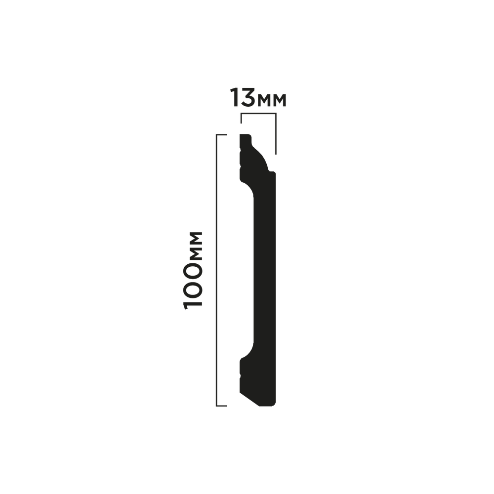 Плинтус B100C