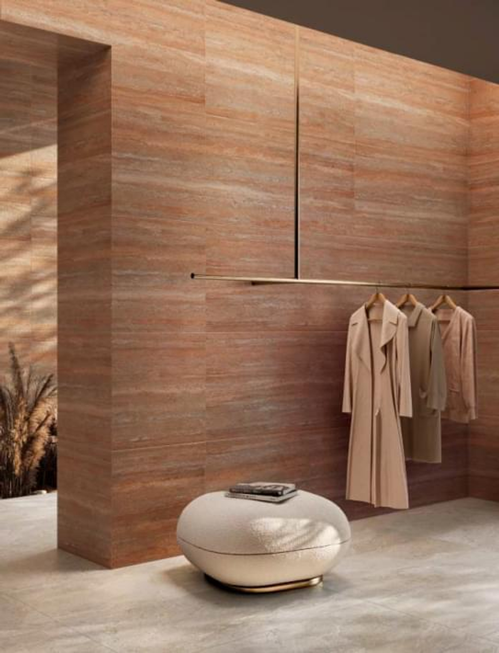 VitrA StoneSystem Deco Travertine Silver 60x120