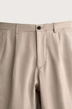 БРЮКИ STRAIGHT FIT СО СКЛАДКАМИ — ZARA