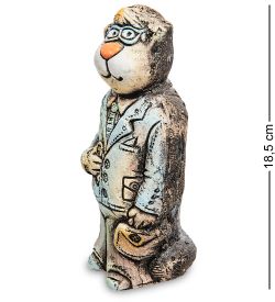 KK-416 Фигурка «Кот Менеджер» шамот