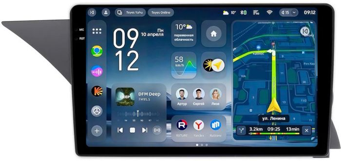 Магнитола для Mercedes-Benz GLK X204 2008-2012 NTG 4.0 - Teyes CC4-PRO монитор 9.5" 2K QLED на Android 13, Быстрейшая, Snapdragon 778G, ИИ, CarPlay, DSP, 4G SIM-слот