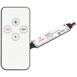 Диммер SMART-MINI-DIM-SET (12-24V, 1x4A, ПДУ 4кн, IR) (Arlight, IP20 Пластик, 5 лет) 031593