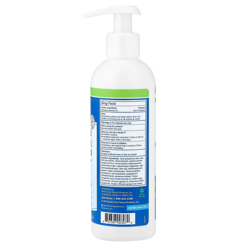 Earth's Care, Лосьон от экземы, 2% коллоидная овсянка, 237 мл (8 жидк. унц.)