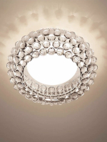 Ceiling design lamp CABOCHE piccola by Foscarini (Clear)
