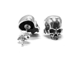 Серьги из серебра "Cranium-1" AZE-01