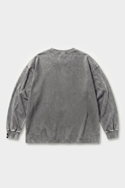 Лонгслив SHMOT "MC DONALDS" GARMENT DYE Серый