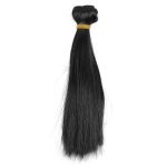 Трессы для кукол 15 см, 100 см, 25 г, 06 черный, HobbyBe HAR-7