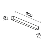 Линейный светильник Technical LL311010