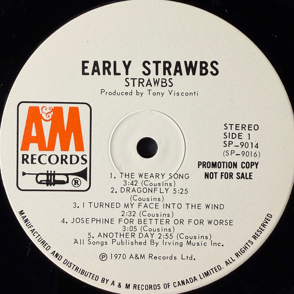 Strawbs ‎– Early Strawbs 2LP (Канада 1974г.) Promo