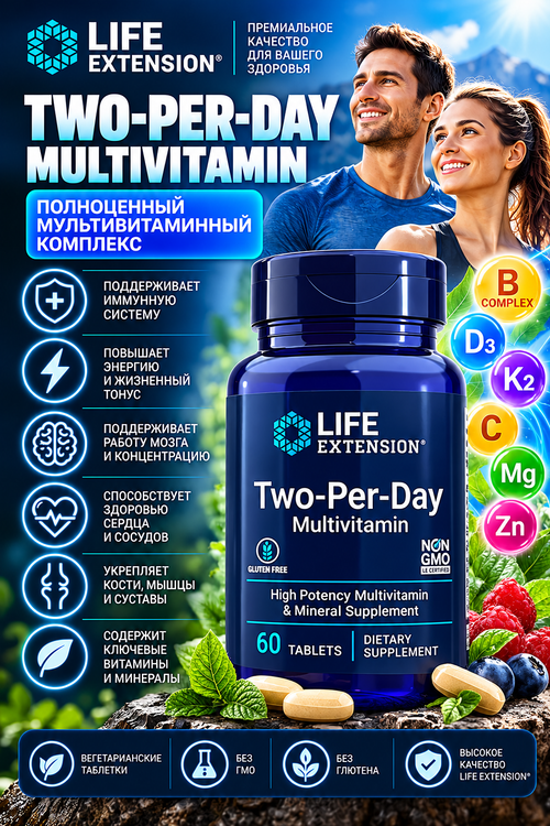 Two-Per-Day Multivitamin