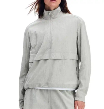 Женская Кофта теннисная On Courtside 1/2 Zip Eaze - brume