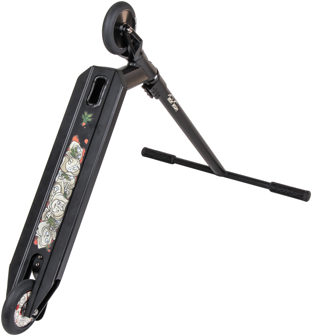 Детский трюковой самокат TechTeam Duker 404 2022, черный