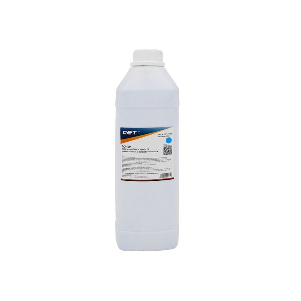 Тонер NF8C TN-324C/TN-221C для KONICA MINOLTA Bizhub C258/C308/C368/C227/C287 (CET) Cyan, 500г/бут, CET121492