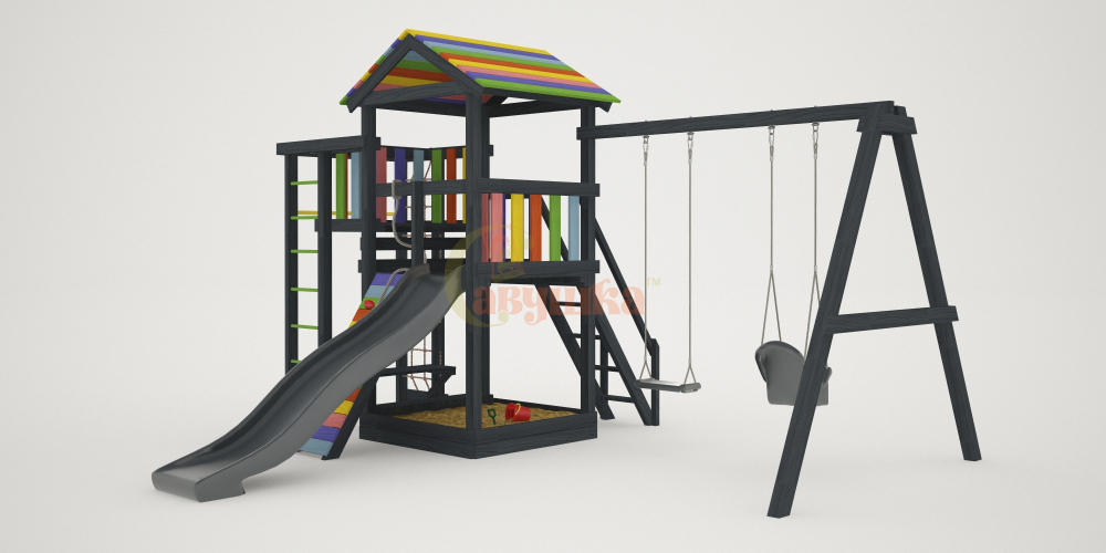 Детская площадка Савушка 5 (Блэк Эдишн)