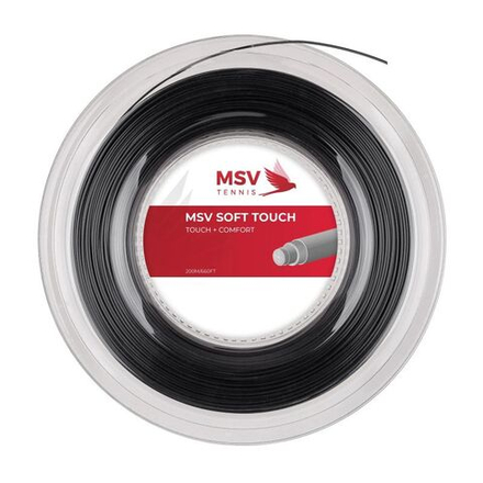 Теннисные струны MSV Soft Touch (200 m) - black