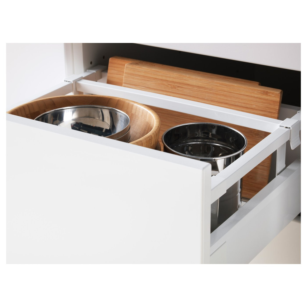 IKEA MAXIMERA  (ИКЕА МАКСИМЕРА)  -  Ящик, средний - белый 40х37 см