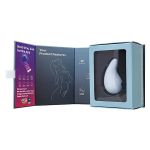 Голубой вибромассажер в форме капли 8,1см Satisfyer Dew Drop
