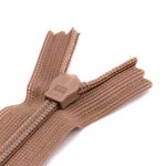 Молния потайная (скрытая) SBS Т3 (3 мм) 1 зам., н/раз., 50 см, S-290, фиолетовый св., уп. 50 шт