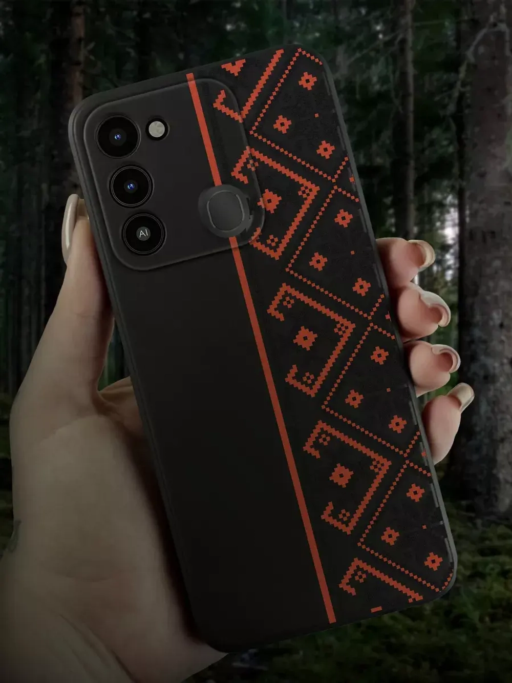 Чехол на Tecno Spark 8C с принтом