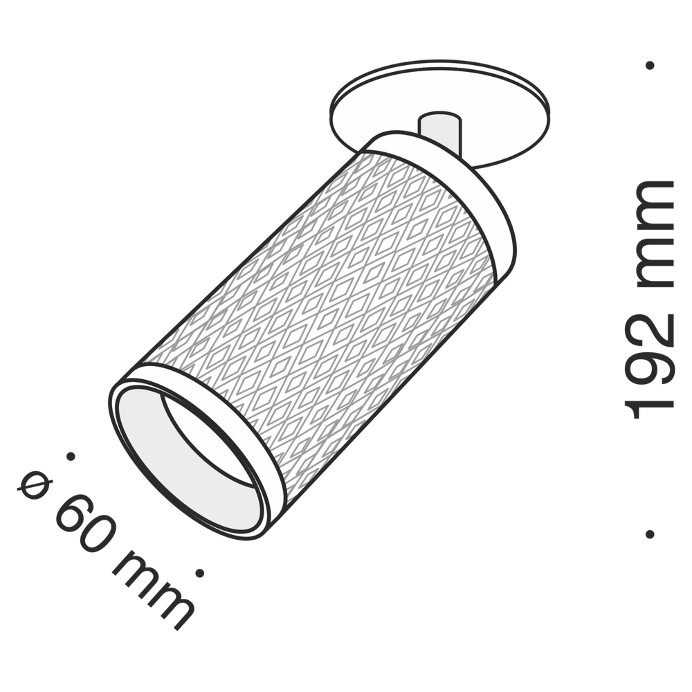 Встраиваемый светильник Technical C037CL-01G
