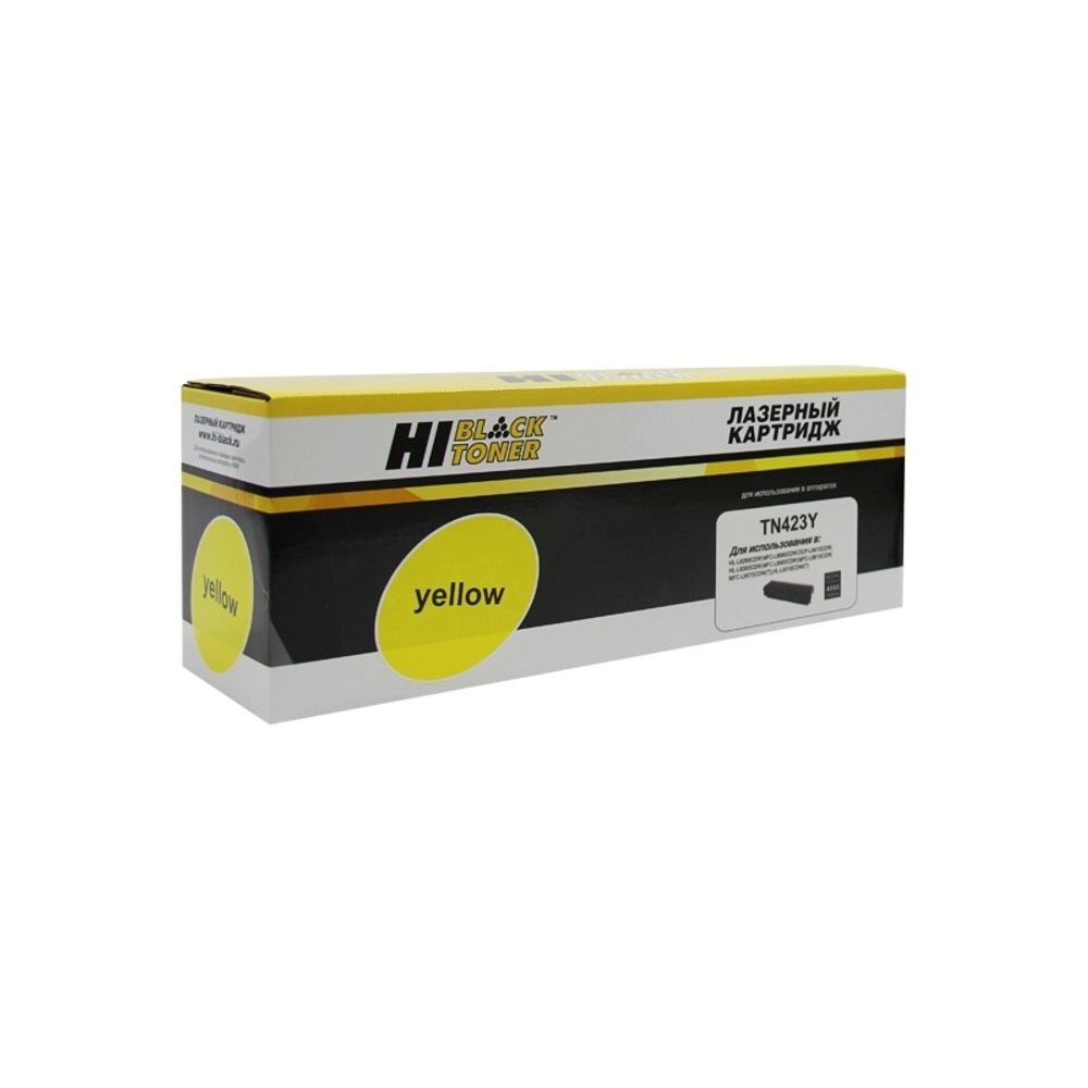 Тонер-картридж Hi-Black (HB-TN-423Y) для Brother HL-L8260CDW/8360/MFC L8690CDW, Yellow, 4K