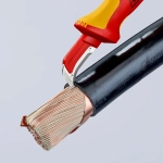 Нож для удаления изоляции 155 мм Knipex 98 55 SB