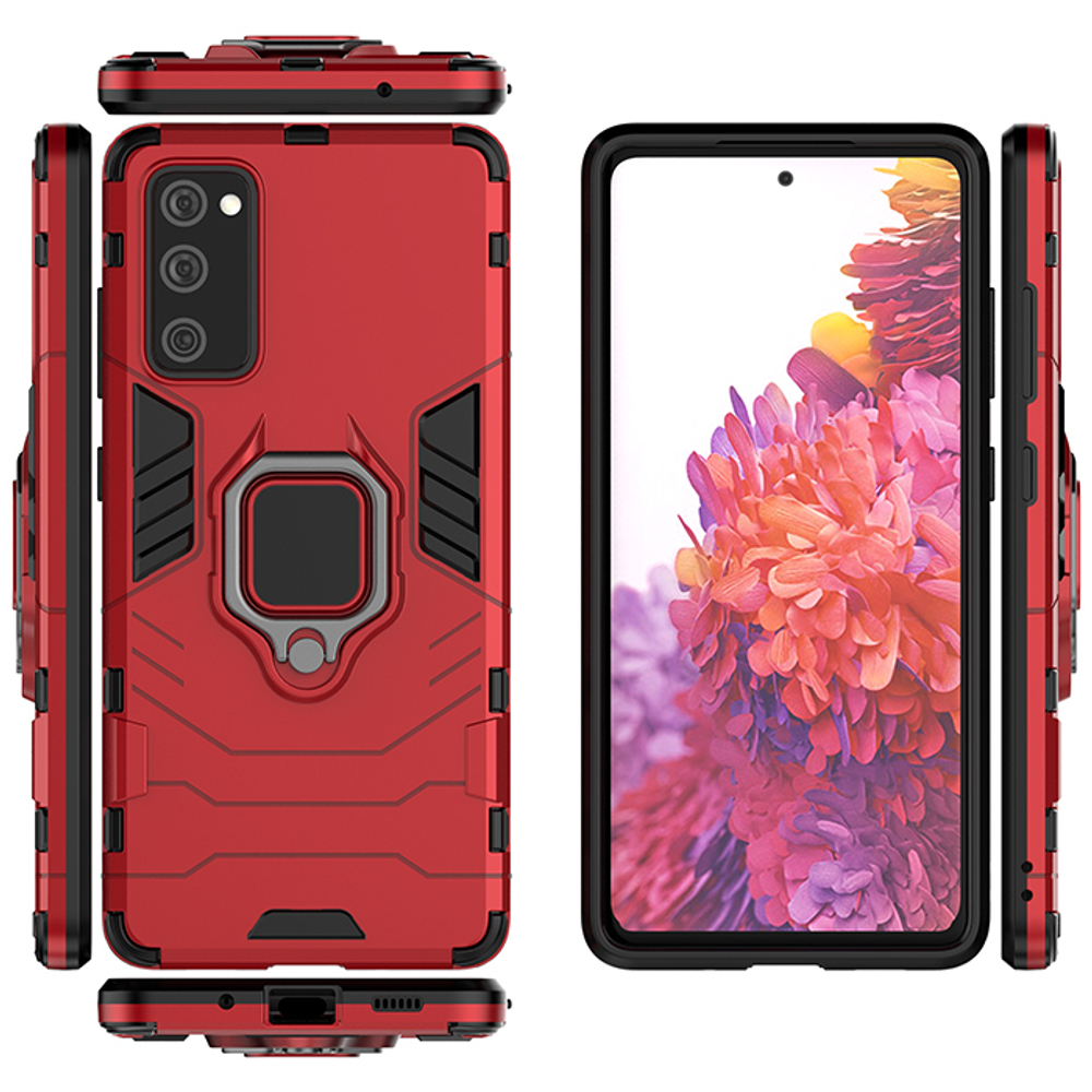 Противоударный чехол с кольцом Panther Case для Samsung Galaxy S20 FE