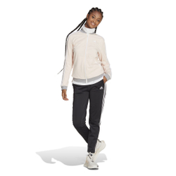 Женские теннисные Костюмы adidas Essentials 3-Stripes Tracksuit Women - Black, Cream