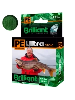 Плетеный шнур для рыбалки Brilliant Stoic Green 135m0.25 mm