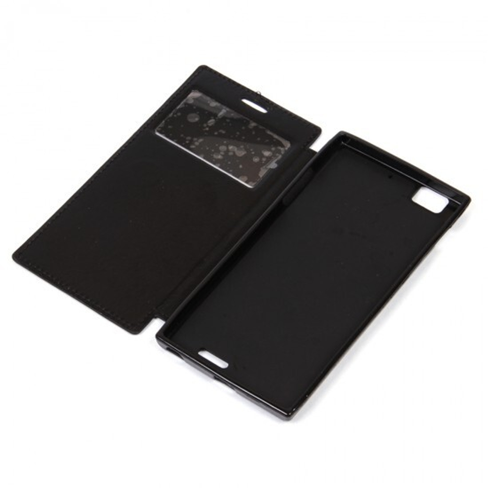 Чехол-книжка с магнитом для Lenovo K900, 007174-2 Красный