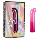 Розовый изогнутый мини-вибромассажер 12см California Exotic Novelties Glam G Vibe SE-4406-30-3