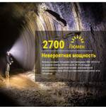 Фонарь налобный Nitecore HC35 2700 люмен дальность 134м магнитное основание
