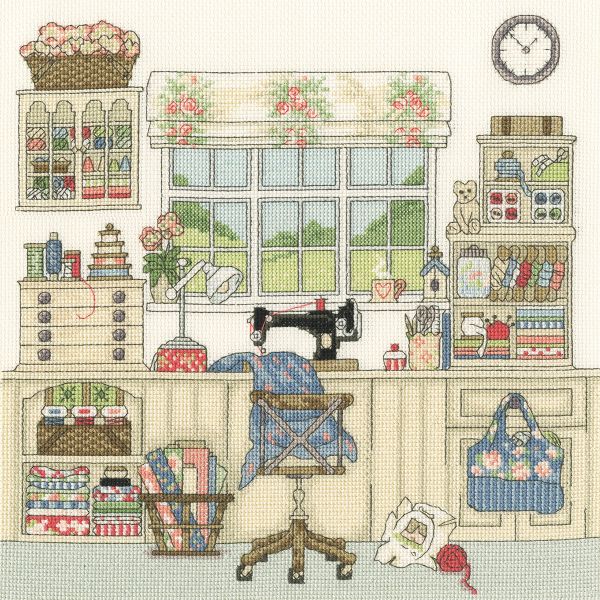 Набор для вышивания нитками Bothy Threads My Sewing Room