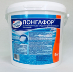 Лонгафор таблетки 200 гр. (5кг) медленнорастворимый хлор для бассейна