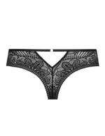 Кружевные стринги Mefemi DESIRE Stringi черный