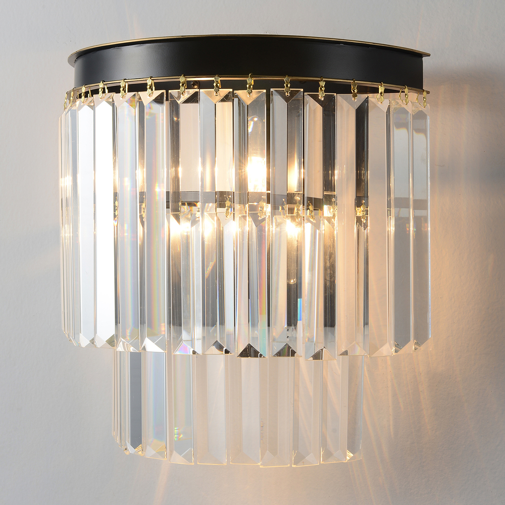 Настенный светильник Crystal Lux MAXIME AP2 BLACK