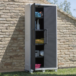 Уличный пластиковый шкаф Toomax Santorini XL Shelves