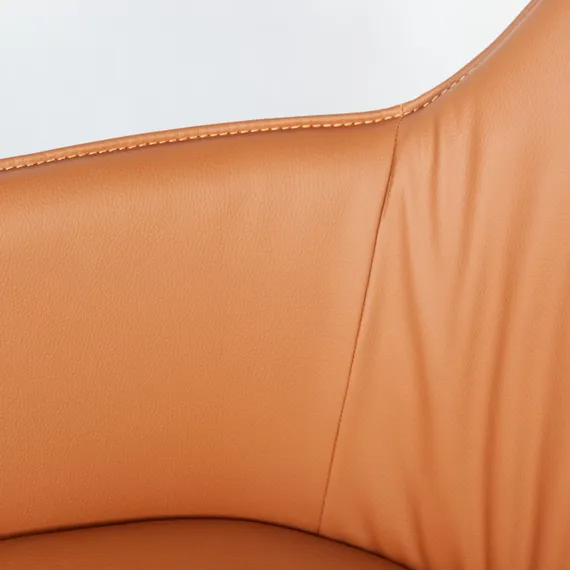 Полукресло Sofia, терракотовая экокожа Soft-Touch