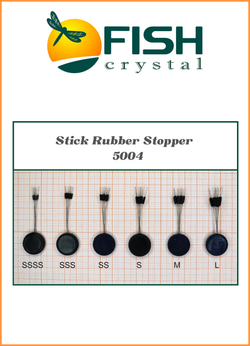 Стопор резиновый рыболовный Fish Crystal ЦИЛИНДР 5004 SSS ( 5 упаковок )